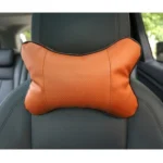Four Seasons Breathable Leather Surface Car Neck Pillow Head Pillow - Image 4