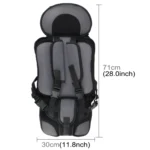 Universal Environmentally Friendly Non-toxic Car Seat Car Safety Seat for Children - Image 2