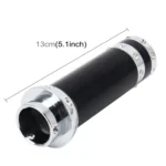 Universal Aluminum Silver Black Decorative Strip Hand Brake Lever Hand Brake Cover Grips Hand Brake Protective Cover - Image 3