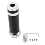 Universal Aluminum Silver Black Decorative Strip Hand Brake Lever Hand Brake Cover Grips Hand Brake Protective Cover - Image 4
