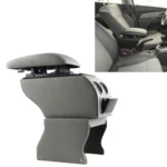 Car ABS Leather Wrapped Armrest Box with Fast Charge USB Holes and Cables for Tiguan
