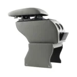 Car ABS Leather Wrapped Armrest Box with Fast Charge USB Holes and Cables for Tiguan - Image 2