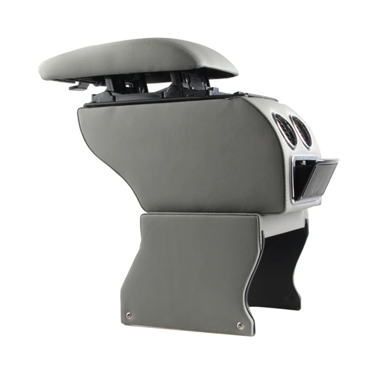 CMS5496H_1.webp Car ABS Leather Wrapped Armrest Box with Fast Charge USB Holes and Cables for Tiguan - Image 2