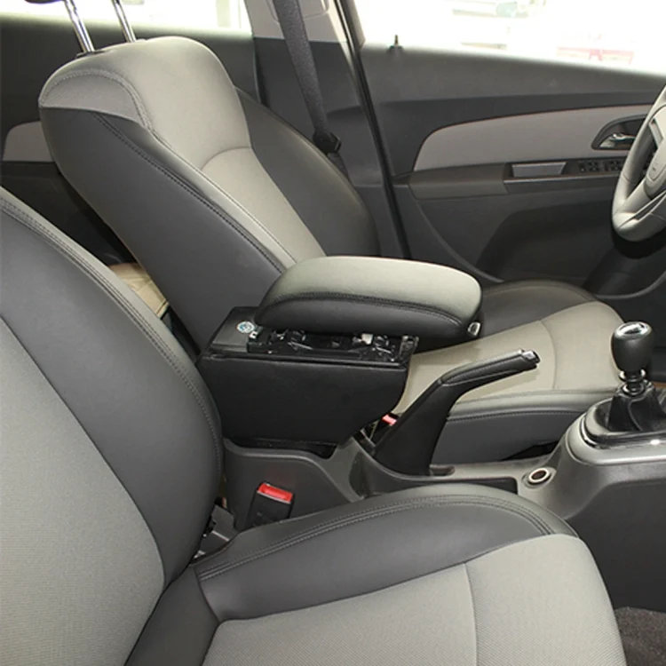 CMS5496H_2.webp Car ABS Leather Wrapped Armrest Box with Fast Charge USB Holes and Cables for Tiguan - Image 3