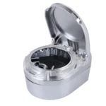 SHUNWEI SD-1201 Mini Portable Car Ashtray Blue LED Light for Dashboard Cigar Cigarette - Image 2
