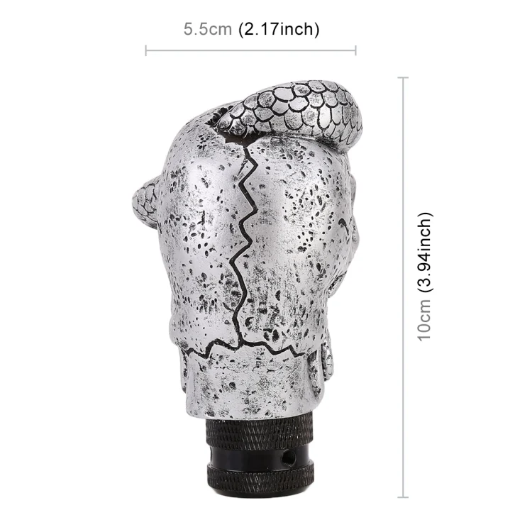 CMS6158_3.webp LX Tandy Creative Universal Car Snake Ghost Shaped  Shifter Cover Manual Automatic Gear Shift Knob - Image 4