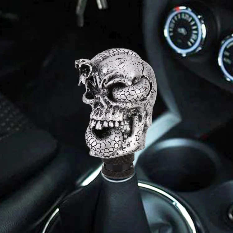 CMS6158_6.webp LX Tandy Creative Universal Car Snake Ghost Shaped  Shifter Cover Manual Automatic Gear Shift Knob - Image 7
