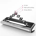 Creative Temporary Parking Card Car Sticker - Image 3