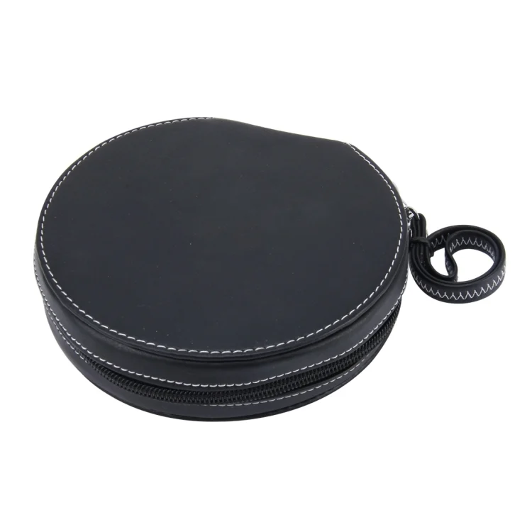 CMS6361C_1.webp 20 CD Disc Storage Case Leather Bag Heavy Duty CD/ DVD Wallet for Car, Home, Office and Travel - Image 2