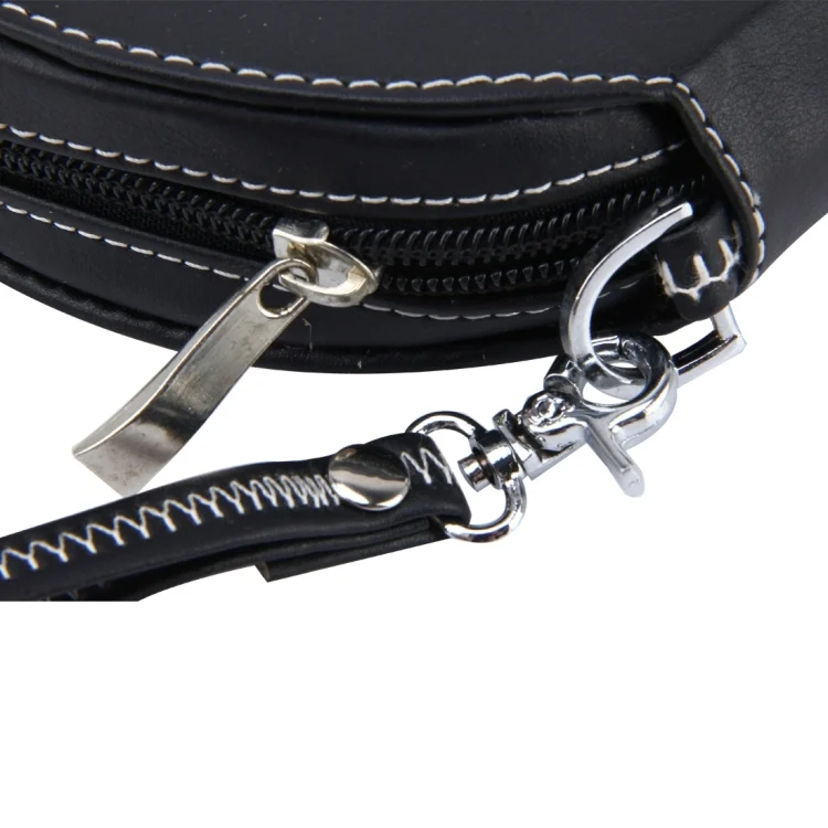 CMS6361C_3.webp 20 CD Disc Storage Case Leather Bag Heavy Duty CD/ DVD Wallet for Car, Home, Office and Travel - Image 4