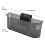 3R Car Auto Silicone Carrying Organizer Storage Vent Hanger Box Sticker Bag for Phone Coin Key and Other Small Items(Big Size) - Image 2