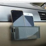 3R Car Auto Silicone Carrying Organizer Storage Vent Hanger Box Sticker Bag for Phone Coin Key and Other Small Items(Big Size) - Image 8