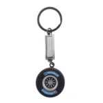 Car Metal Key Holder With Adoreable Car Shock Absorber Shape Decoration - Image 2