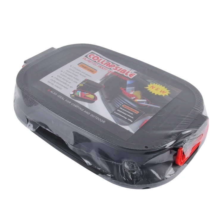 CMS6713_6.webp 37L Car Collapsible Plastic Organizer Bin with Lid for Camping and Outdoor - Image 7