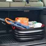 37L Car Collapsible Plastic Organizer Bin with Lid for Camping and Outdoor - Image 9