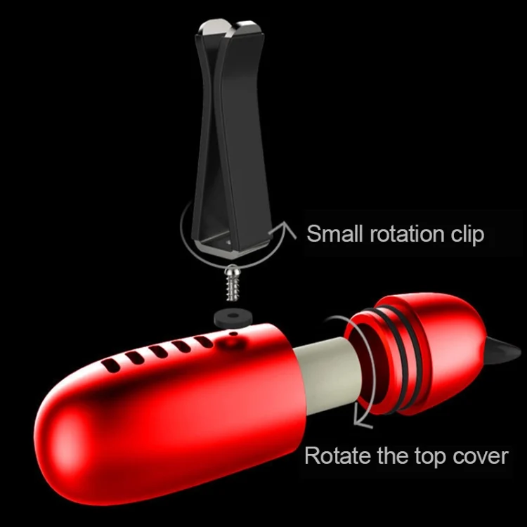CMS6817R_5.webp General Metal Car Aromatherapy Automotive  Aromatherapy Clamp Air Purifier Humidifier - Image 6
