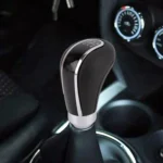Universal Car Leather Metal Gear Shift Knob Modified Car Auto Transmission Shift Lever Knob