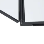 SHUNWEI Car Sun Visor Adjustable Mirror Car Makeup Sun-shading Vehicle Mounted Cosmetic Mirror Folding Vanity Mirror Triple Folding Car Interior Makeup Mirror Auto Supplies - Image 4