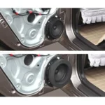 2 PCS Car Sound Insulation Speaker Soundproof Cotton with Self Adhesive Car Sound Insulation Cotton, Outer Diameter : 19.5 cm, Inner Diameter: 14.3 cm - Image 8