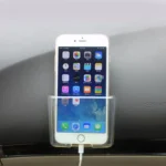 SHUNWEI Car Storage Bag Car Storage Box Bonded Phone Holder Transparent Mobile Phone Box - Image 8