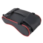 Universal Car PU Leather and Memory Foam Wrapped  Armrest Box Breathable Car Armrest Box Mat with Phone Holder Storage Bag - Image 3