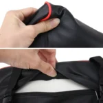 Universal Car PU Leather and Memory Foam Wrapped  Armrest Box Breathable Car Armrest Box Mat with Phone Holder Storage Bag - Image 4