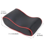 Universal Car PU Leather and Memory Foam Wrapped  Armrest Box Breathable Car Armrest Box Mat with Phone Holder Storage Bag - Image 5