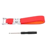 Car Metal Leather Key Ring Keychain, Random Color Delivery - Image 5