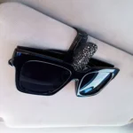 Car Mixed Color Diamond Mounted Glasses Bill Clip Holder - Image 3