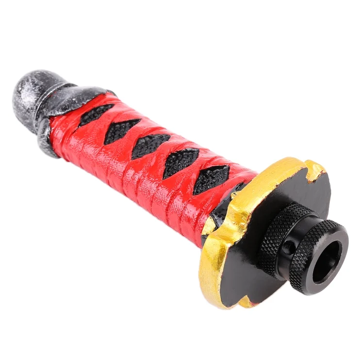 CMS7549_2.webp Universal Car Mask Leader Shape Metal Gear Shift Knob Modified Car Auto Transmission Shift Lever Knob - Image 3