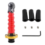 Universal Car Mask Leader Shape Metal Gear Shift Knob Modified Car Auto Transmission Shift Lever Knob - Image 5