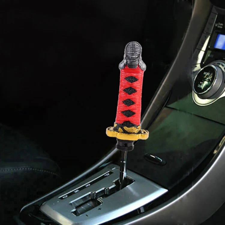 CMS7549_6.webp Universal Car Mask Leader Shape Metal Gear Shift Knob Modified Car Auto Transmission Shift Lever Knob - Image 7