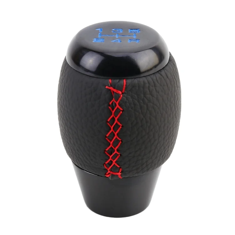 CMS7550_1.webp Universal Car Leather Metal Gear Shift Knob Modified Car Auto Transmission Shift Lever Knob - Image 2