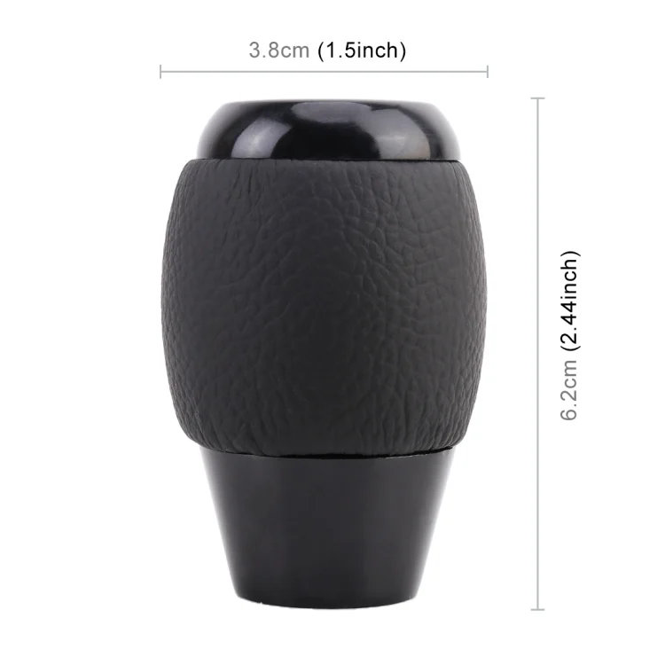 CMS7550_2.webp Universal Car Leather Metal Gear Shift Knob Modified Car Auto Transmission Shift Lever Knob - Image 3