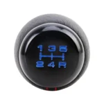 Universal Car Leather Metal Gear Shift Knob Modified Car Auto Transmission Shift Lever Knob - Image 4