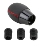 Universal Car Leather Metal Gear Shift Knob Modified Car Auto Transmission Shift Lever Knob - Image 5