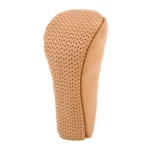 Universal Nonslip Breathable Genuine Leather Car Gear Shift Knob Cover - Image 2