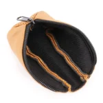 Universal Nonslip Breathable Genuine Leather Car Gear Shift Knob Cover - Image 5