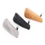 Universal Nonslip Breathable Genuine Leather Car Gear Shift Knob Cover - Image 7