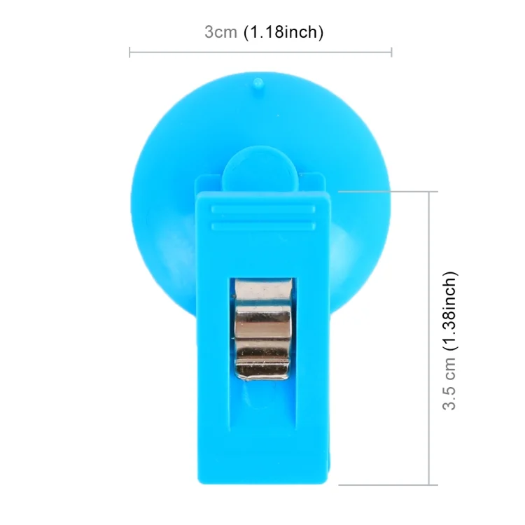 CMS7716_2.webp 2 PCS Car Windshield Multi-functional Suction Cup Clip, Random Color Delivery - Image 3