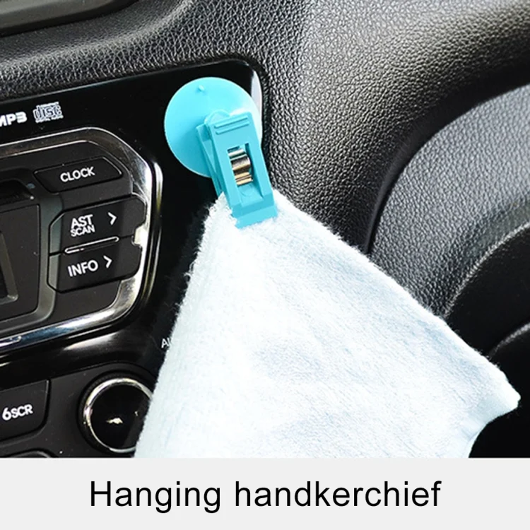 CMS7716_6.webp 2 PCS Car Windshield Multi-functional Suction Cup Clip, Random Color Delivery - Image 7