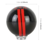 Universal Vehicle Ball Shape Modified Resin Shifter Manual 5-Speed Gear Shift Knob - Image 3