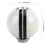Universal Vehicle Ball Shape Modified Resin Shifter Manual 6-Speed Left-R Gear Shift Knob - Image 3