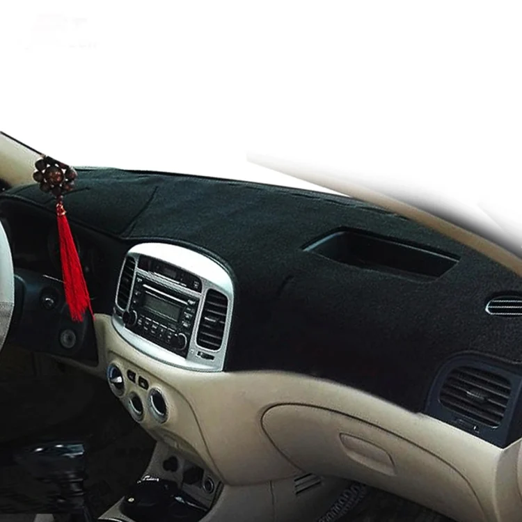 CMS8020_5.webp Left-hand Drive Dark Mat Car Dashboard Cover Car Light Pad Instrument Panel Sunscreen for Modern Accent (Please note the model and year) - Image 6