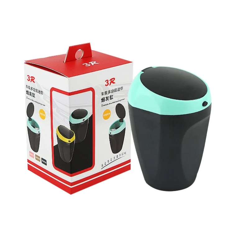 CMS8486_3.webp 3R-2113 Universal Portable Car ABS Trash Rubbish Bin Ashtray - Image 4