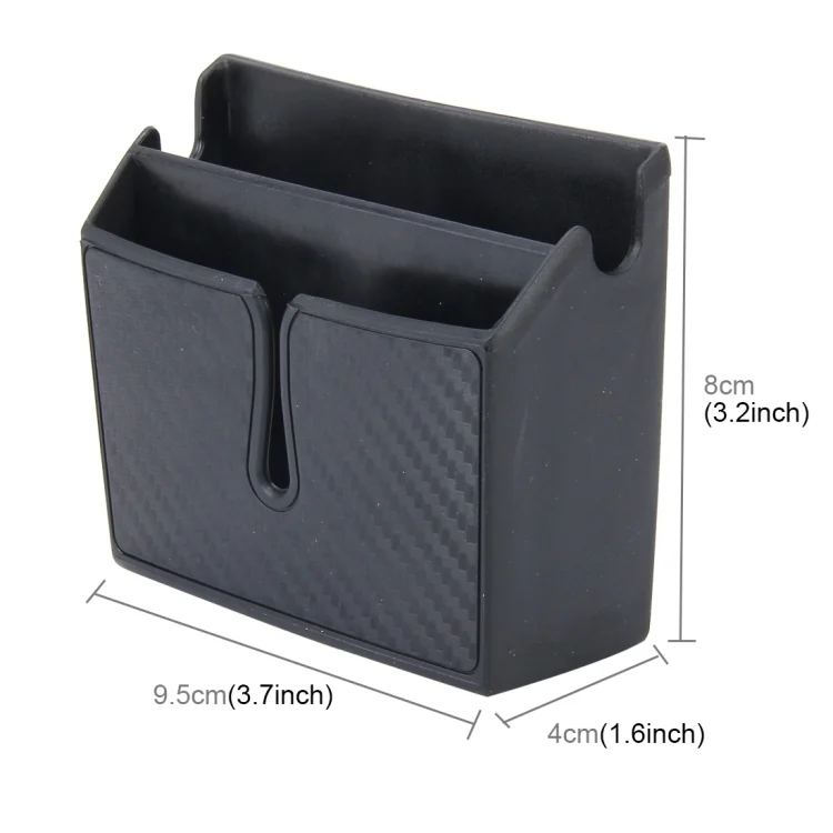 CMS8531_4.webp Car EVA Carrying Organizer Storage Double-layer Sticker Bag for Phone Coin Key and Other Small Items(Small Size) - Image 5