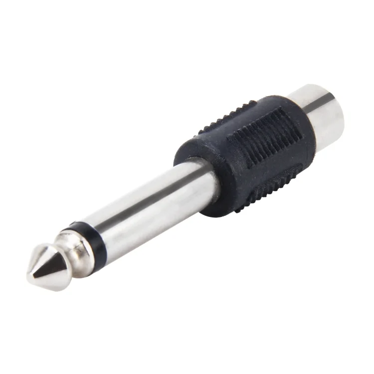 CMS8825_1.webp 6.35mm to RCA Male to Female Plug Stereo Audio Adapter - Image 2
