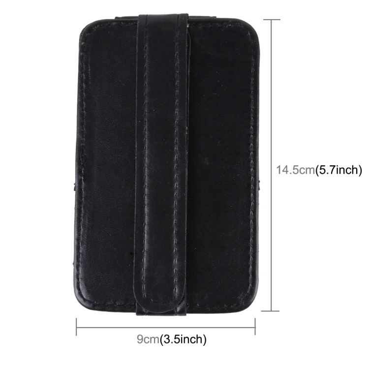 CMS8897B_2.webp FUDAOCHE Multi-functional Auto Car Sun Visor Sunglasses Holder Card CD Storage Holder Pouch Bag - Image 3