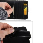 FUDAOCHE Multi-functional Auto Car Sun Visor Sunglasses Holder Card CD Storage Holder Pouch Bag - Image 4