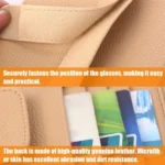 Multi-functional Auto Car Sun Visor Sunglass Holder Card Bill Ticket Storage Holder Pouch Bag - Image 5
